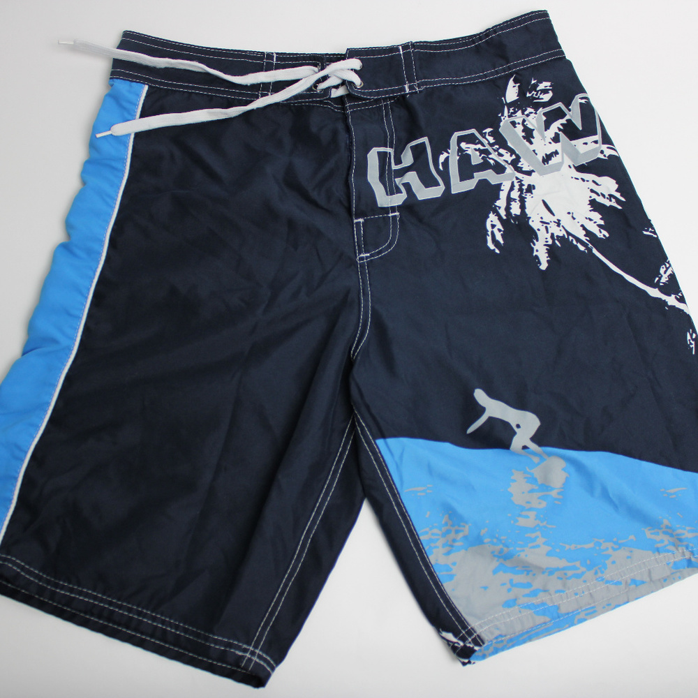 Ocean Blue Swim Trunks Hawaii Size 32